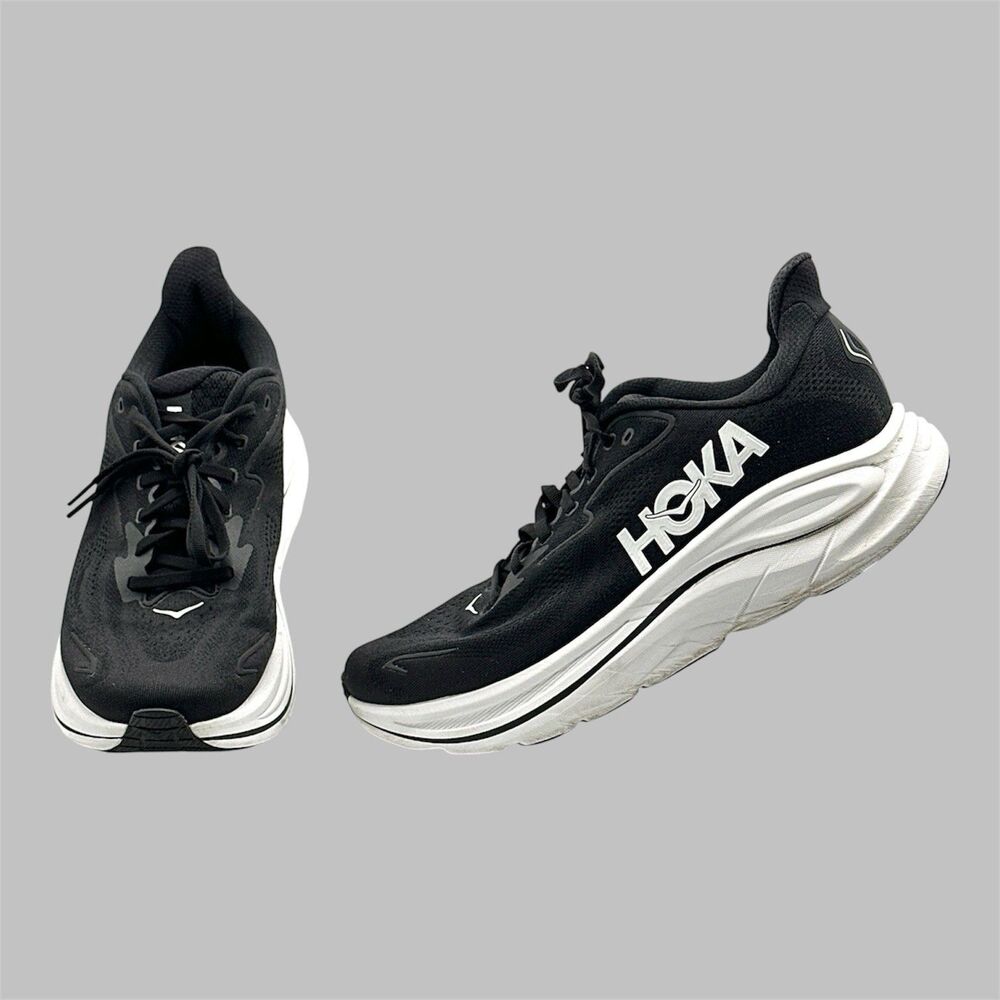 Hoka One One Clifton 10 Running Shoes Mens Size 9.5 D Sneakers Athletic Walking